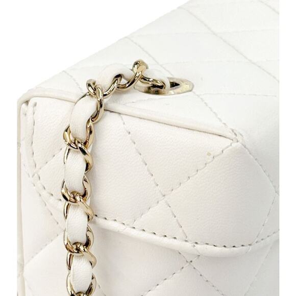 CHANEL White Square Box Bag C-A25994 - Picture 10 of 11